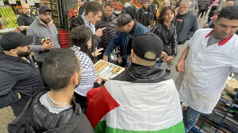 Берлинде палестиналық содырларды қолдау акциясы өтіп жатыр