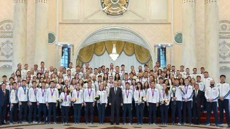 Мемлекет басшысы Азия ойындарының жүлдегерлерін қабылдады