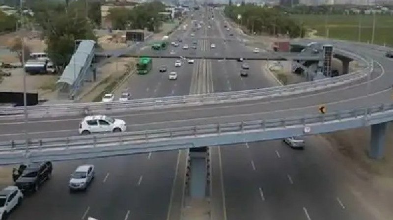 Алматыда «Алтын Орда» маңындағы  эстакада ашылды