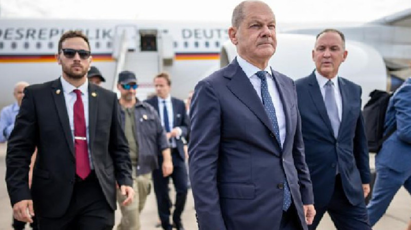 Шольц Израильге ынтымақтастық сапарымен келді