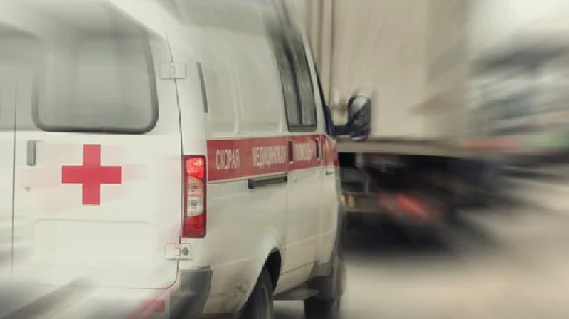 Жедел жәрдем көлігі дөңгелек ауыстырып жатқан жүргізушіні қағып өлтірді