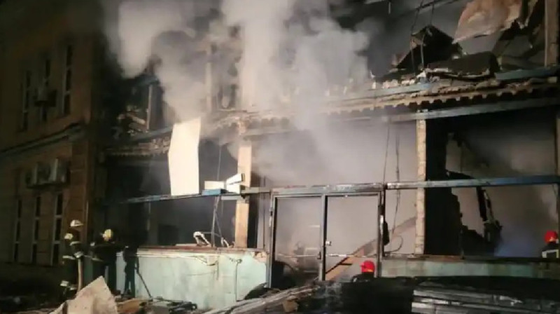 Одессаға шабуылдан сегіз адам зардап шеккен