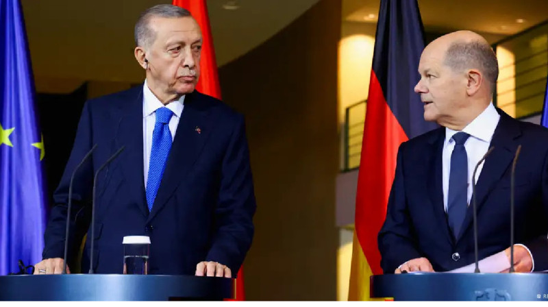 Шольц пен Ердоған Берлинде Таяу Шығыстағы соғысты талқылады