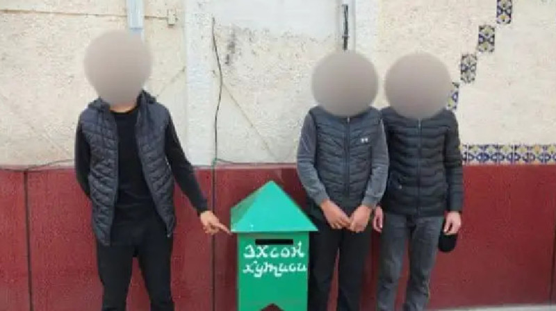 Өзбекстанда мешіттегі садақа жәшігін ұрлап кеткен