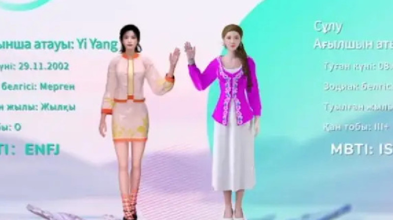 Қазақстан мен Қытай екі ел жастары AI кейіпкерлерін іске қосты