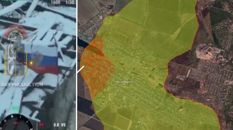 Ресей әскерлері Донбасстағы Марьинка қаласын басып алды