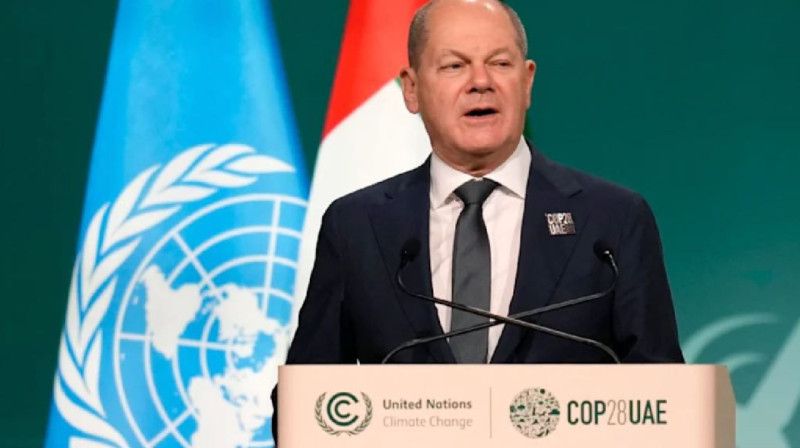 Шольц Дубайдағы конференцияда миллиард еуроға уәде берді