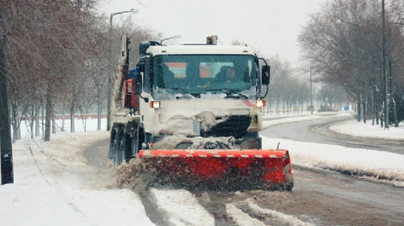 Еліміздің басым бөлігінде қар аралас жаңбыр жауады
