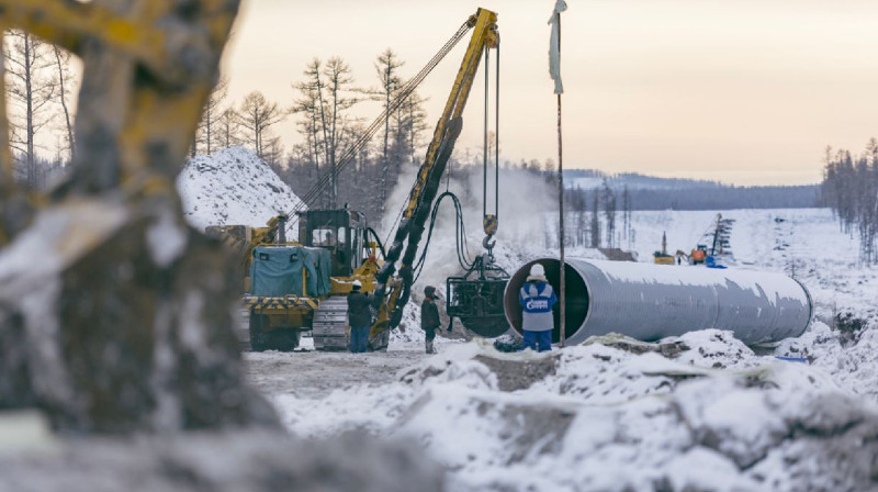 "Газпром" Қытайға газ жеткізудің жаңа рекордын хабарлады