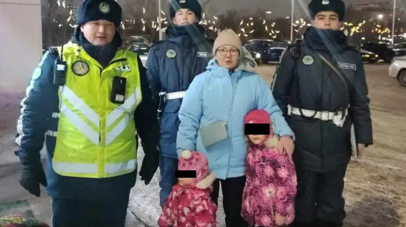 Астанада адасқан қыз анасына табысталды