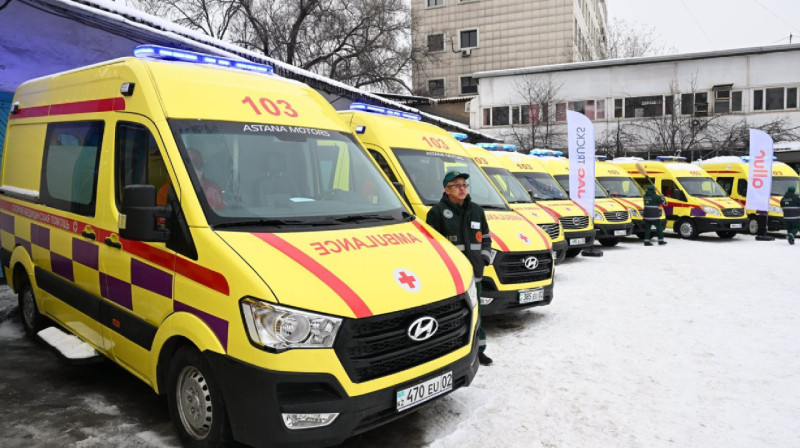 Алматы әкімдігі 55 жаңа жедел жәрдем көлігін сатып алды