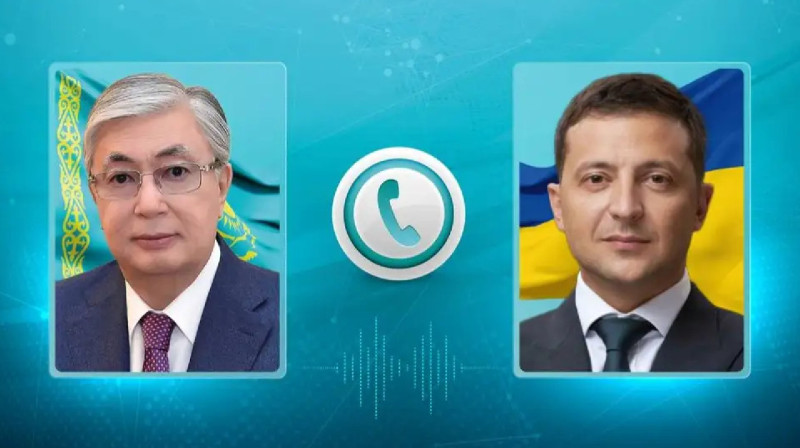 ҚР Президенті Владимир Зеленскиймен телефон арқылы сөйлесті