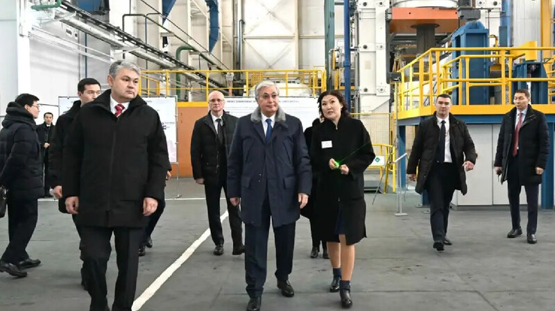 Президент Өскемен титан-магний комбинатына барды