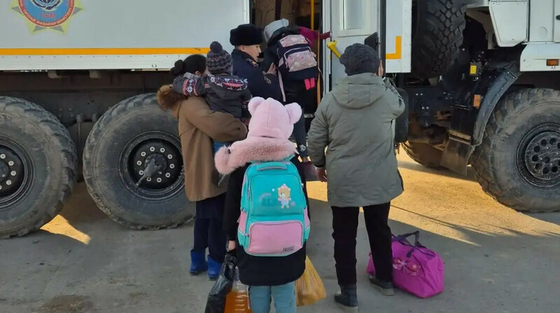 Су тасқыны: Бейнеу ауданында Құлсарыдан келген 2,5 мың адам орналасты