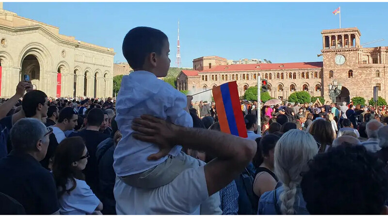 Еревандағы бағынбау акциясында 150-ден астам адам ұсталды