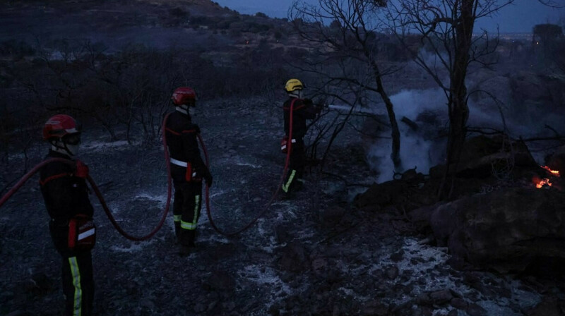 Францияда бірнеше мың адам орман өртінен қашып кетті