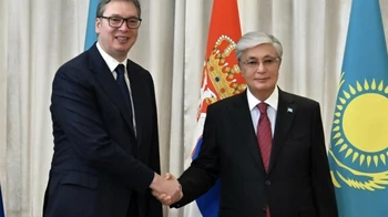 Мемлекет басшысы Сербия Президенті Александр Вучичпен келіссөз жүргізді