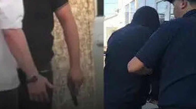 Алматыда ойыншық тапанша ұстаған ер адам жол бойында төбелес шығарған