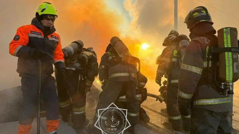 Астанада өндірістік цехтан ірі өрт шықты