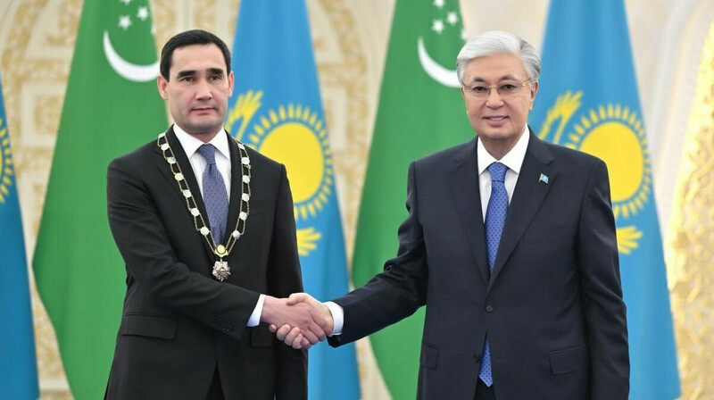 Тоқаев Түрікменстан президентін «Алтын Қыран» орденімен марапаттады