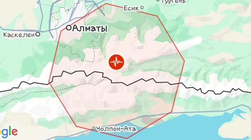 Алматыда жер сілкінісі тіркелді