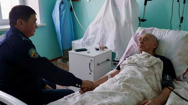 Қостанай облысында қарт балықшы құтқарылды