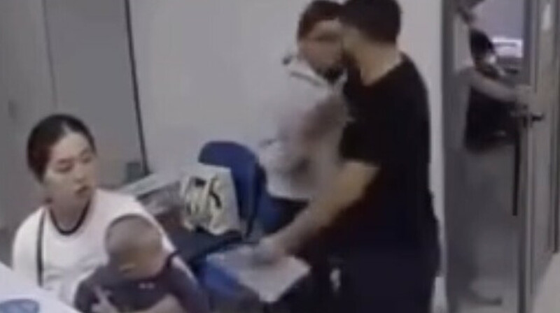 Семейдегі тіс емханасында ер адам жүкті әйелге шабуыл жасады