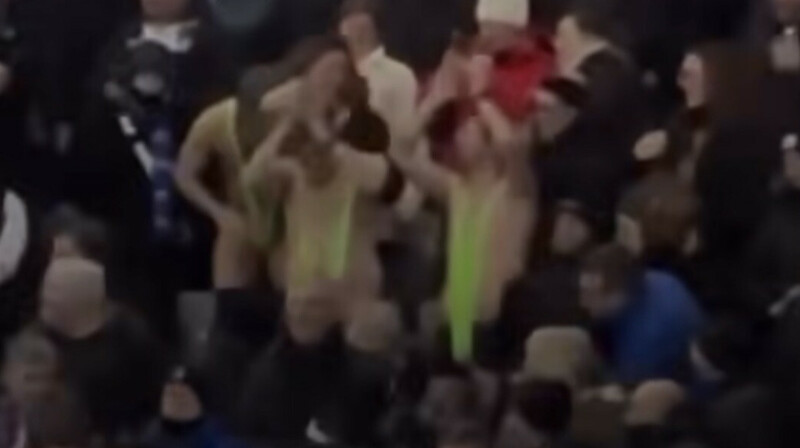 Астанада Бораттың купальнигін киген бельгиялық жанкүйерлер ұсталды