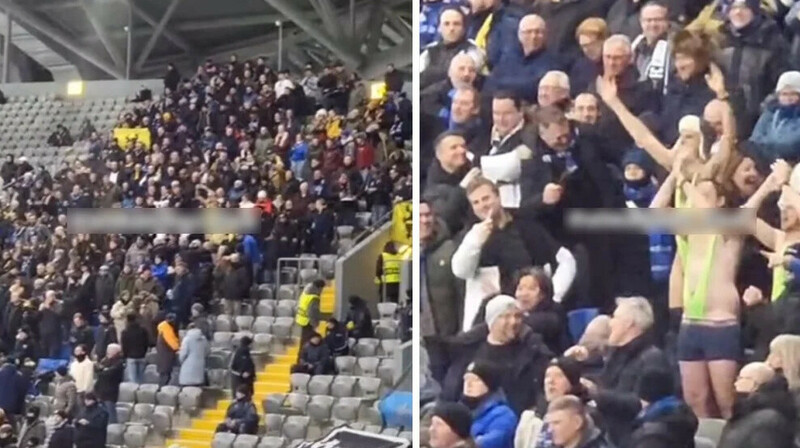 Астанада футболға Борат «бейнесінде» келген бельгиялық жанкүйерлер қамалды