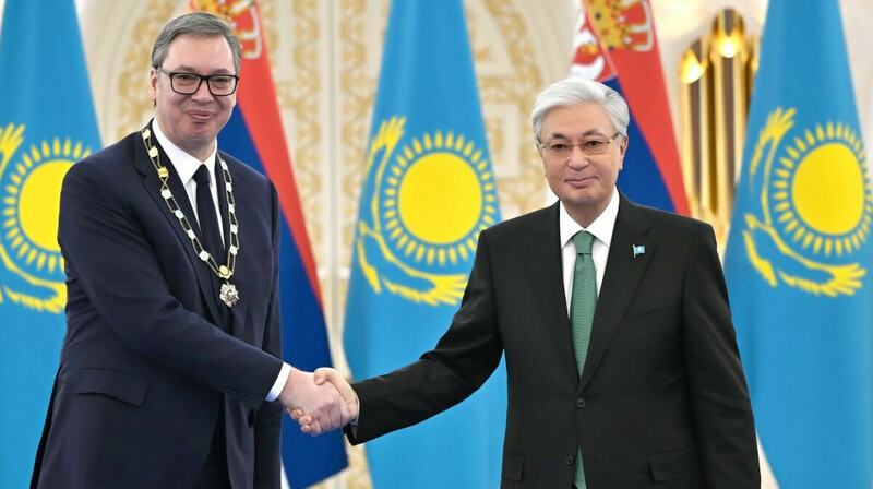 Мемлекет басшысы Сербия Президентін «Алтын Қыран» орденімен марапаттады