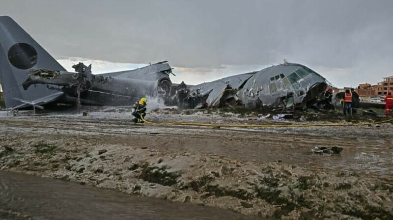 Боливияда әскери ұшақ апатқа ұшырады