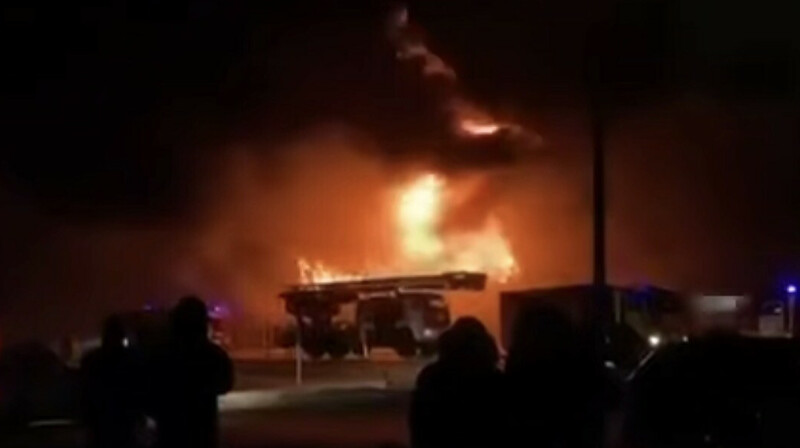 Семейдегі ойын-сауық орталығында ірі өрт шықты