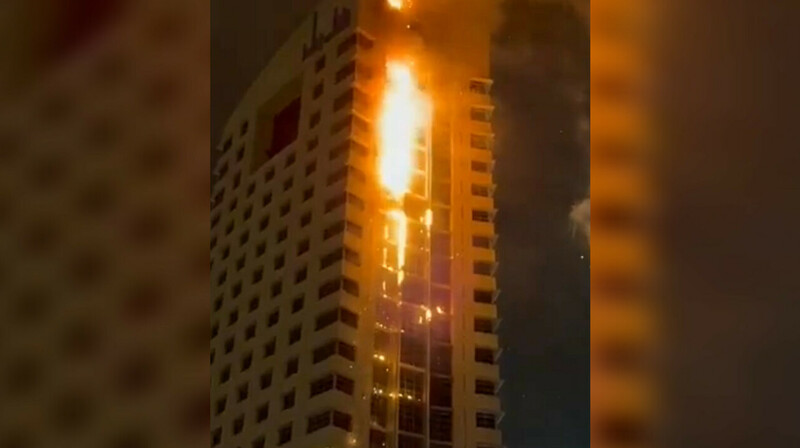 Дубайдағы зәулім ғимаратқа дрон соғылып, бір адам қаза тапты