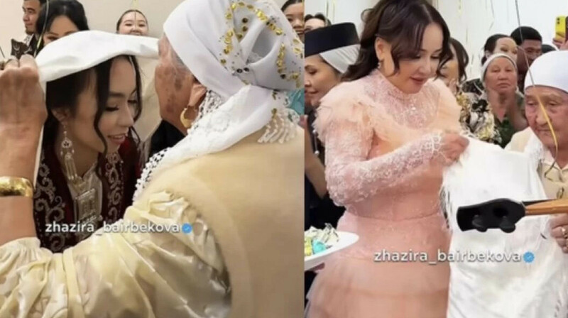 Жазира Байырбекова келінін қалай қарсы алғанын көрсетті