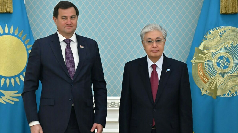 Тоқаев Беларусь сыртқы істер министрі Максим Рыженковты қабылдады