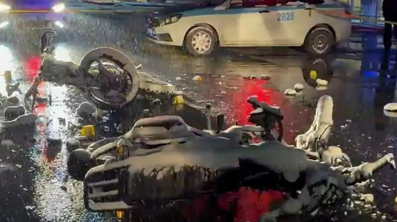 Қарағандыда екі мотоцикл жол апатына ұшырап, екі адам қайтыс болды