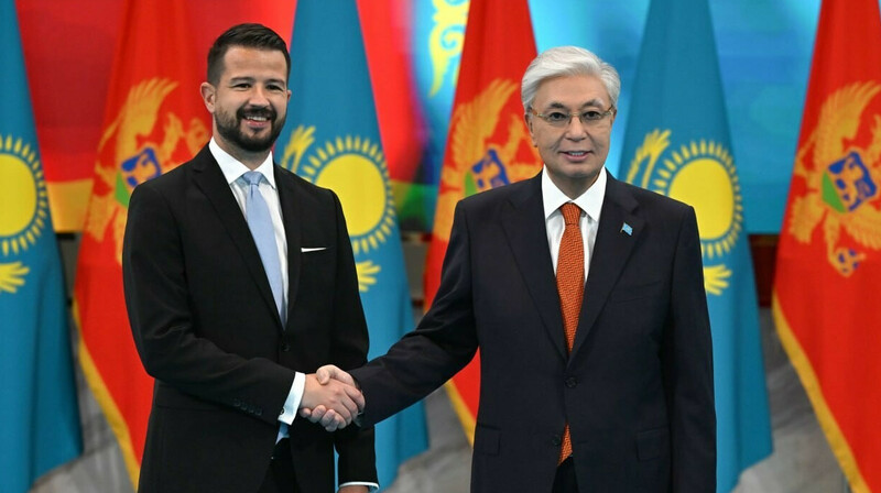 Қазақстан мен Черногория президенттері келіссөз жүргізді