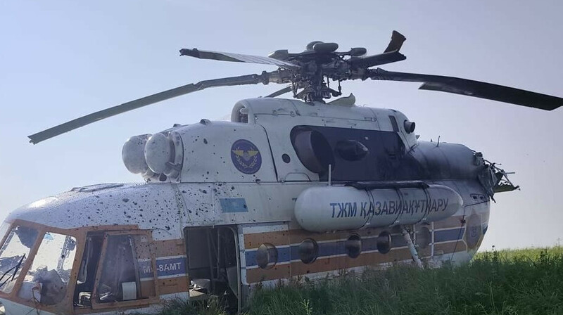 Төтеншеліктердің ұшағы апатты жағдайда қонды
