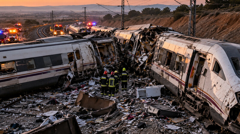 Пойыздар соқтығысты: 46 адамның қаза тапқаны хабарланды